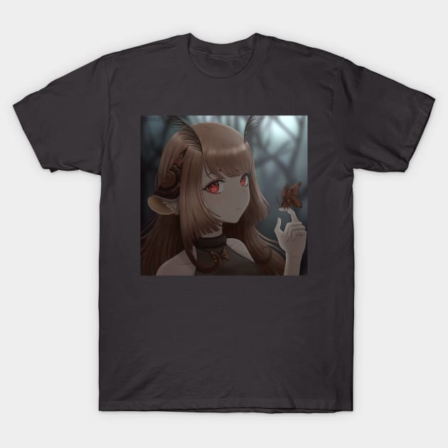 moth girl T-Shirt by SUONIKO